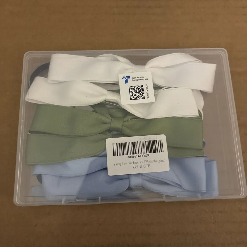 6 Pc Hair Bow